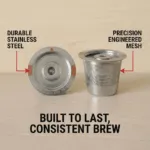 stainless steel coffee pod features built to last podkupper